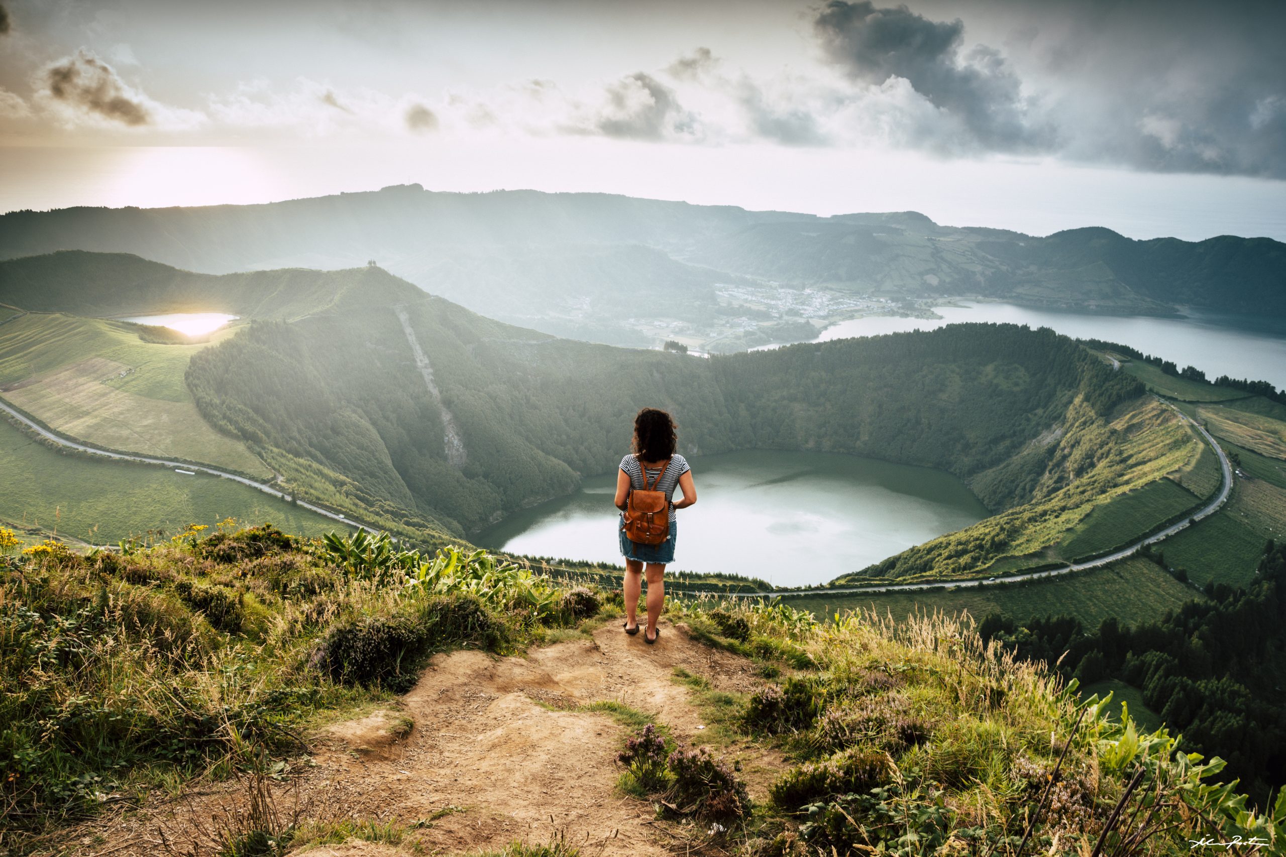 View from Boca do Inferno in Sete Cidades, another iconic viewpoint