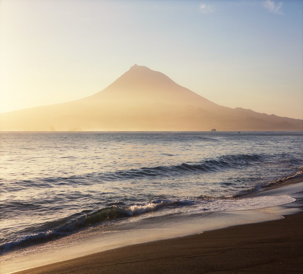 Bruno Azera | Almoxarife beach has the best view over Pico mountain, making it undeniably one of the best beaches in the Azores